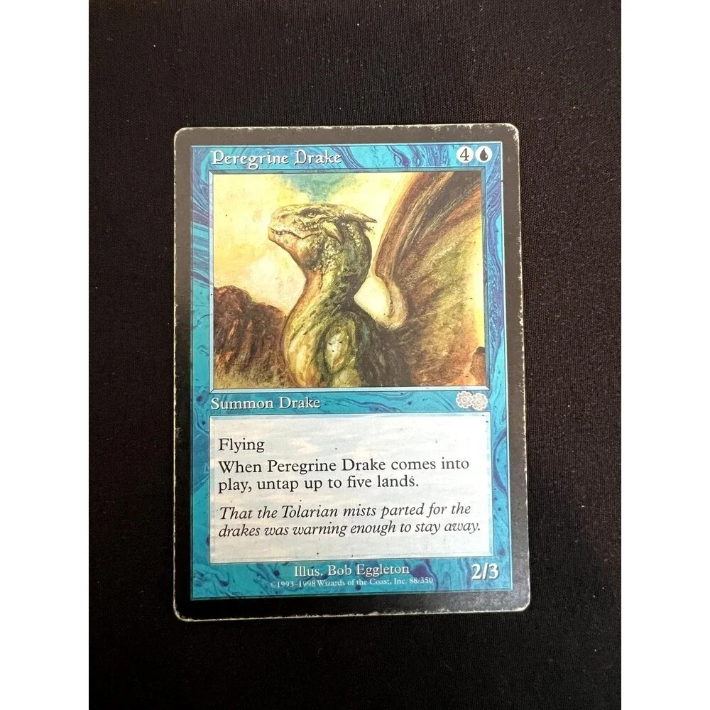 Peregrine Drake 88 UC Urza's Saga Magic: The Gathering HP